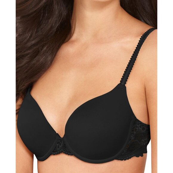 NWT Wacoal Womens French Garden Contour Bra 85340 85340 Black 34D - Picture 1 of 7
